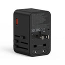 Powerology GaN 75W Universal Charger - Fast & Versatile Black