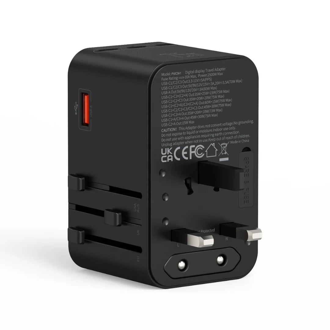 GaN 75W Charger - Universal Fast Charger With Power Delivery & USB-C Ports