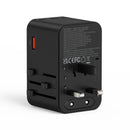 Powerology GaN 75W Universal Charger - Fast & Versatile Black