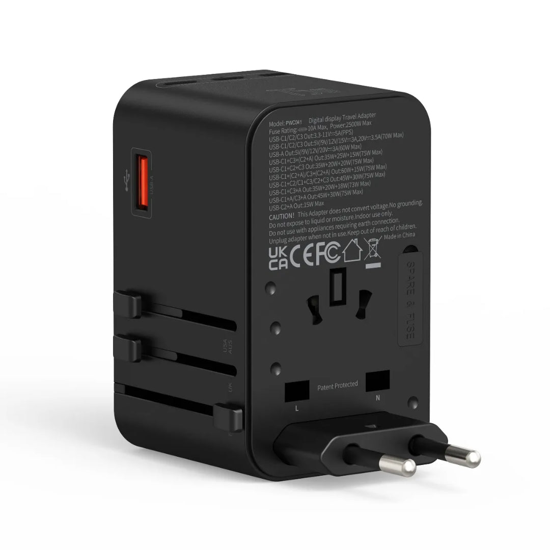 GaN 75W Charger - Universal Fast Charger With Power Delivery & USB-C Ports