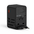 Powerology GaN 75W Universal Charger - Fast & Versatile Black