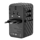 Powerology 4-Port Universal Fast Charger - 2500W AC Black