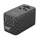 Powerology 4-Port Universal Fast Charger - 2500W AC Black