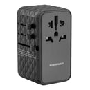 Powerology 4-Port Universal Fast Charger - 2500W AC Black