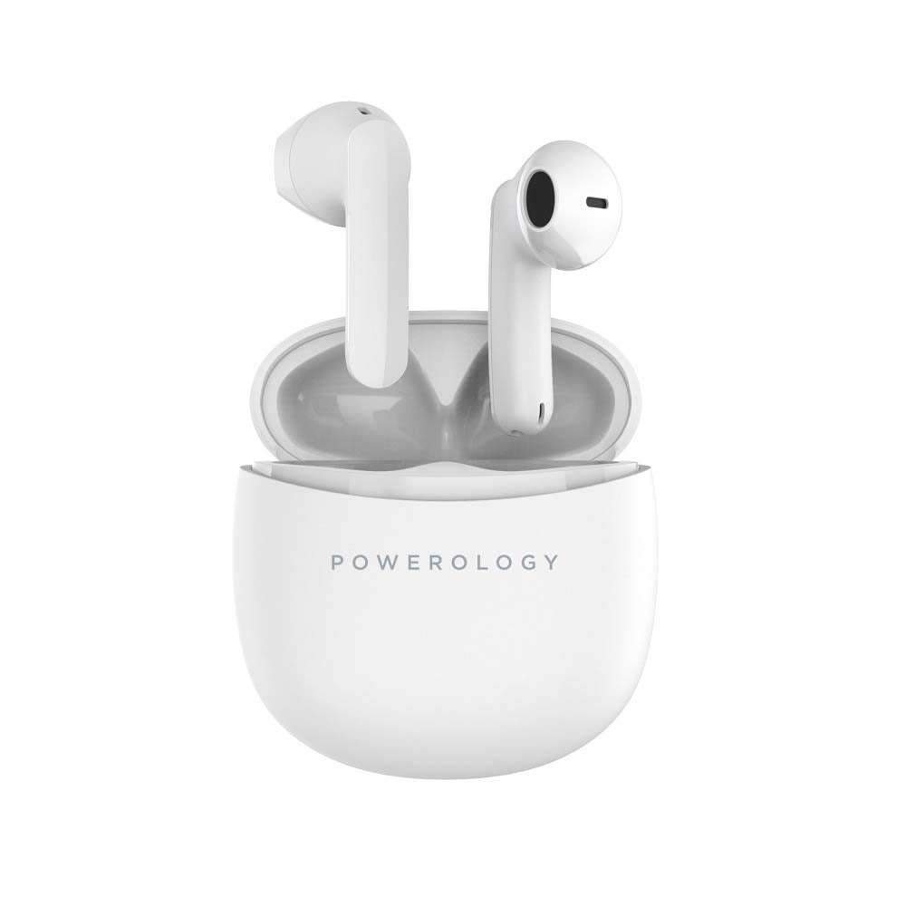Wireless Earbuds – Powerology Stereo Buds Plus With Bluetooth 5.0 & Smart Touch Control