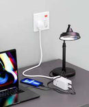 65W Power Strip | Dual USB Charger & Laptop Charging Strip With Safety Guard