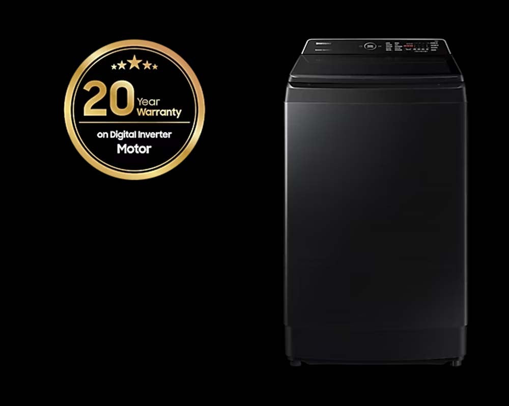 Top Load Washing Machine Samsung 10kg - Energy Efficient Washer With Bubble Technology