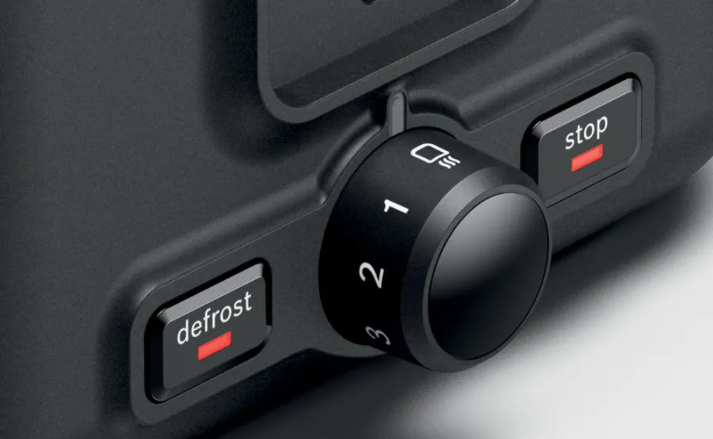 Bosch 2-Slot Toaster - Compact Stainless Steel Toaster with High Lift & Timer Control