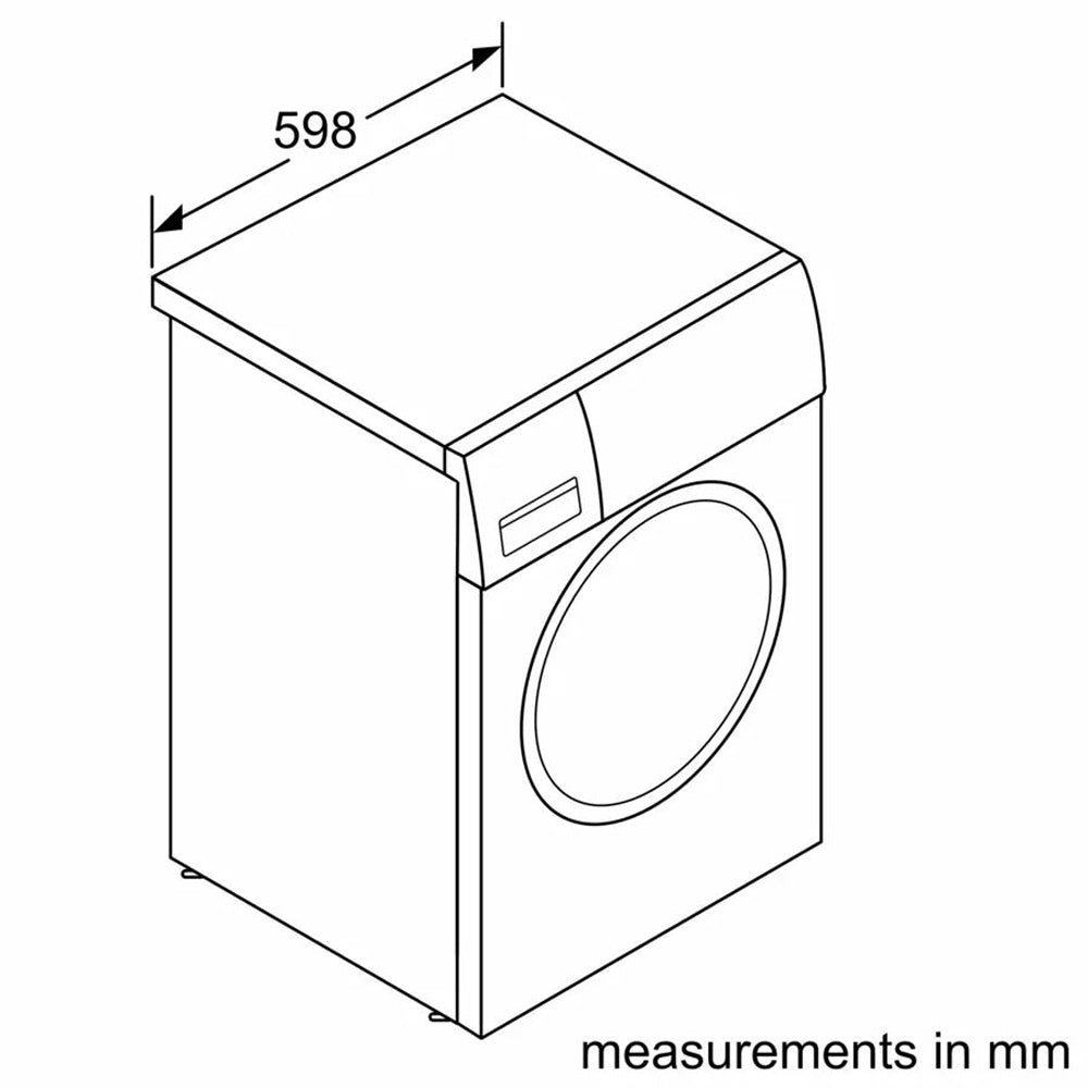 Front Load Washing Machine Bosch Series 8 | 9KG Capacity, Speed Perfect Wash