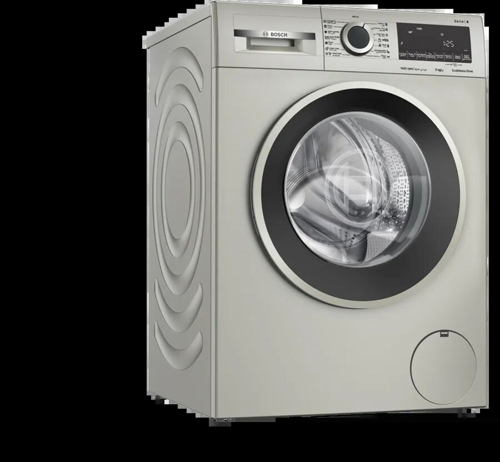 Front Load Washing Machine Bosch Series 4 - 9kg Capacity, EcoSilence Drive Motor