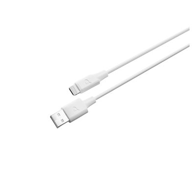 Powerology Power Sync Flex USB-A to Lightning Cable 1.2M White