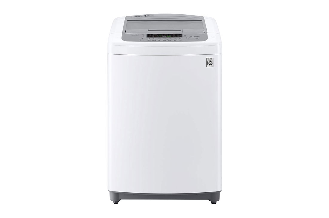 LG T1785NEHT 12 kg white top-load washing machine with Smart Inverter motor