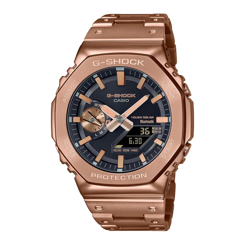 Full Metal G-SHOCK Watch | Stainless Steel Analog Digital Timepiece - Bluetooth Connected