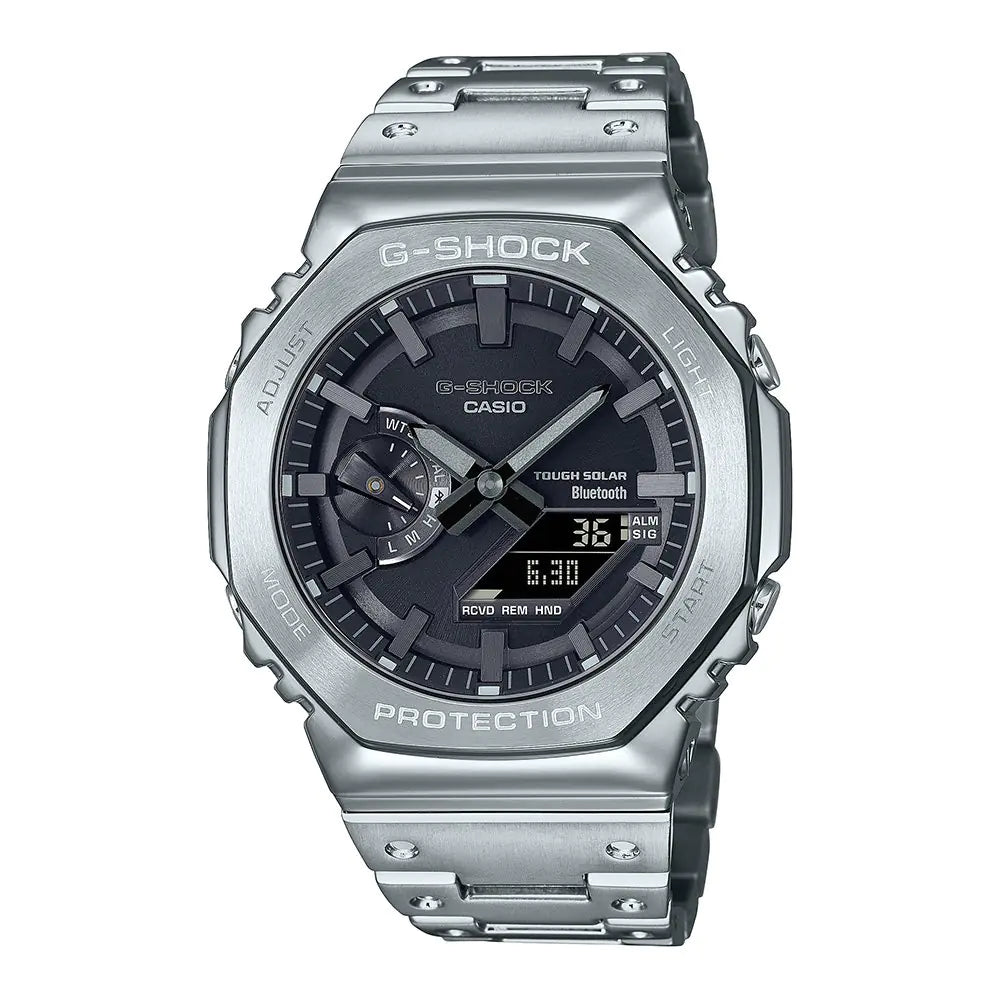 G-SHOCK Full Metal Watch - Stainless Steel Men's Analog Digital Timepiece