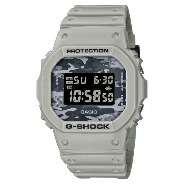 Casio Men's Watch G-Shock Digital 5600, DW-5600CA-8DR