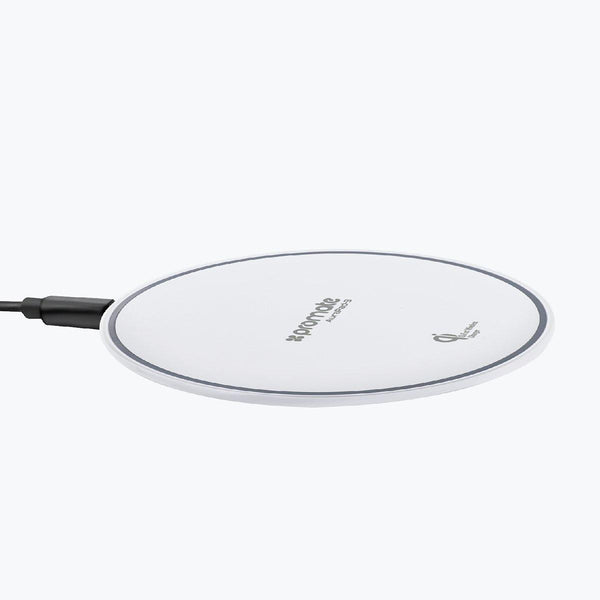 Promate Aurapad-3 Wireless Charging Pad with LED Lights White - Lolly