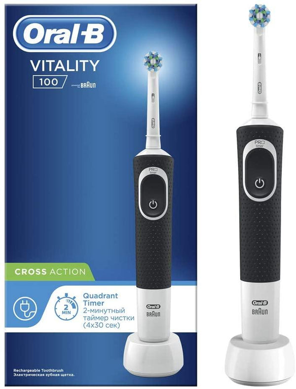 Oral B Vitality-100 BLACK Cross Action - Lolly