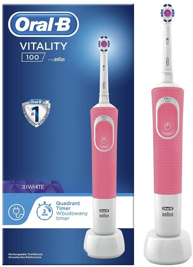 Oral B Vitality-100 PINK 3D white - Lolly