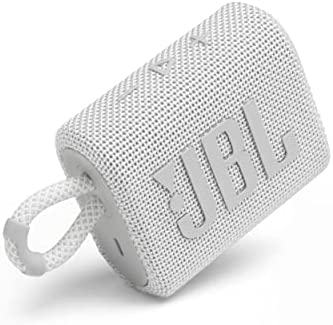 JBL Go 3 Portable Waterproof Wireless Speaker WHITE 6925281975707