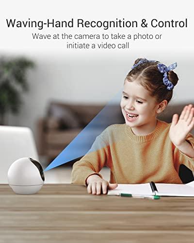 EZVIZ 4MP Indoor Camera, Pan/Tilt Baby Pet Monitor with AI Human and Pet Detection, Voice Activity Detection, Starlight Lens Color Vision | C6 with SanDisk 128GB Ultra MicroSDXC - Lolly