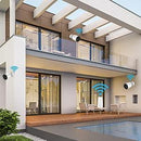 EZVIZ BC1 Battery Cameras 1080p Outdoor WiFi Camera, 365 Days Battery Life, Wireless, Night Vision, Two Way Audio, 3 Camera Kit with 1 Base with SanDisk 128GB Ultra MicroSDXC - Lolly