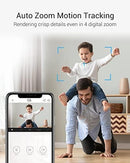 EZVIZ 4MP Indoor Camera, Pan/Tilt Baby Pet Monitor with AI Human and Pet Detection, Voice Activity Detection, Starlight Lens Color Vision | C6 with SanDisk 128GB Ultra MicroSDXC - Lolly