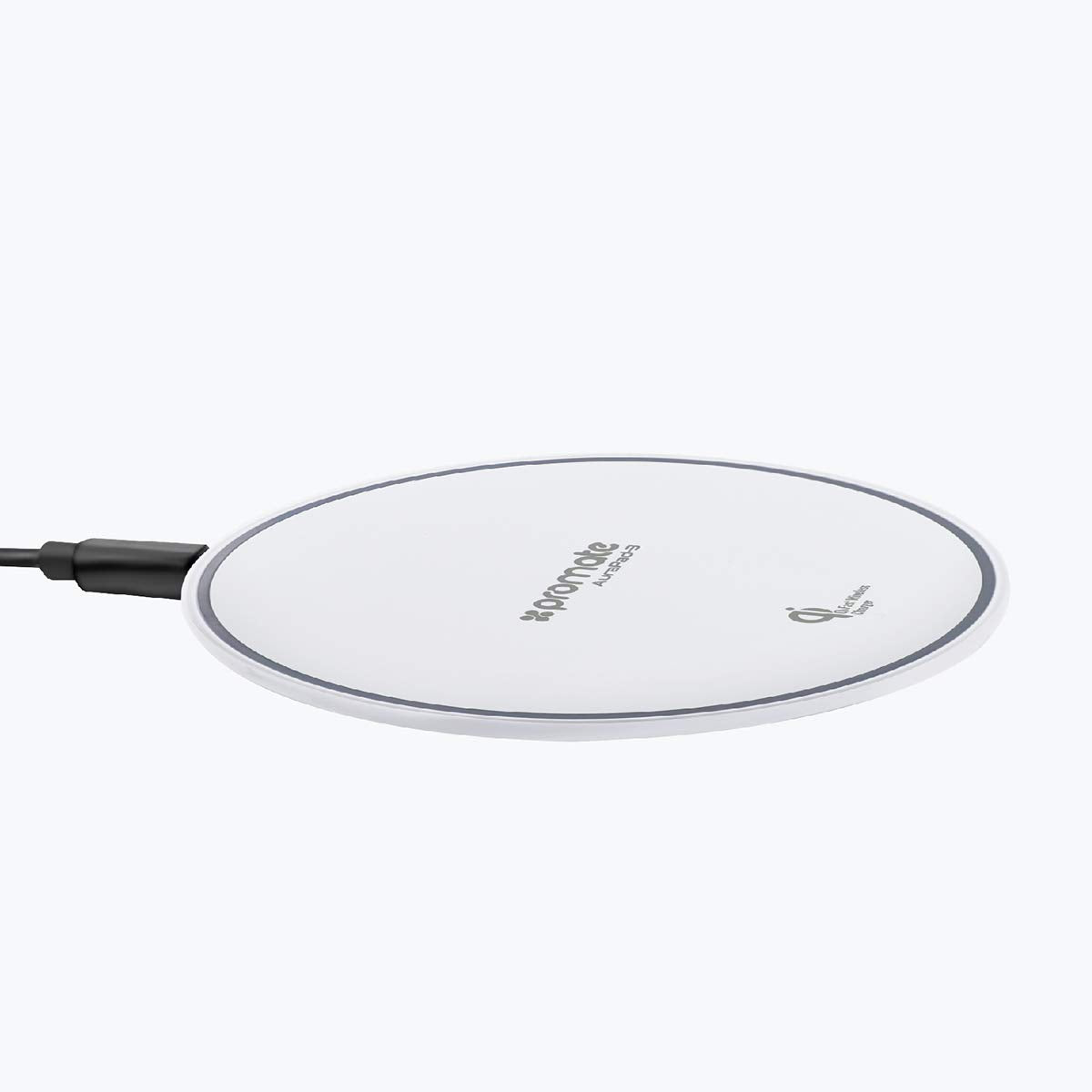 Wireless Charging Pad - Promate Qi Fast Wireless Charger with Colorful LED Lights