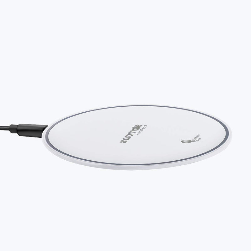 Promate Cloud-Qi Wireless Charging Pad with Colorful LED Lights