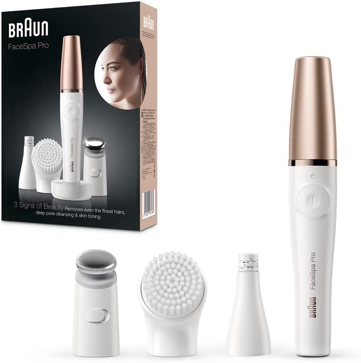 Braun FaceSpa Pro 911 3-in-1 Facial Epilator