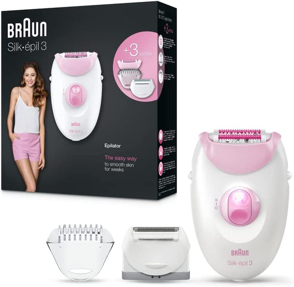 Braun Silk-épil 3 Leg & Body Epilator & Shaver SE3270