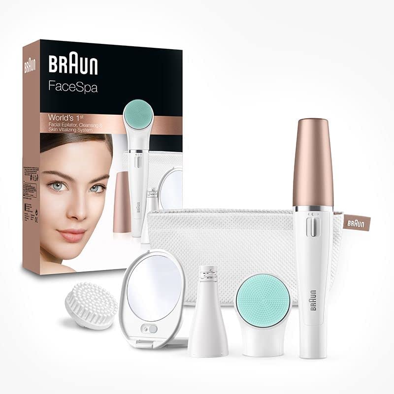 Braun FaceSpa 851 Facial Epilator & Cleanser