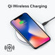 Wireless Charging Pad - Promate Qi Fast Wireless Charger with Colorful LED Lights