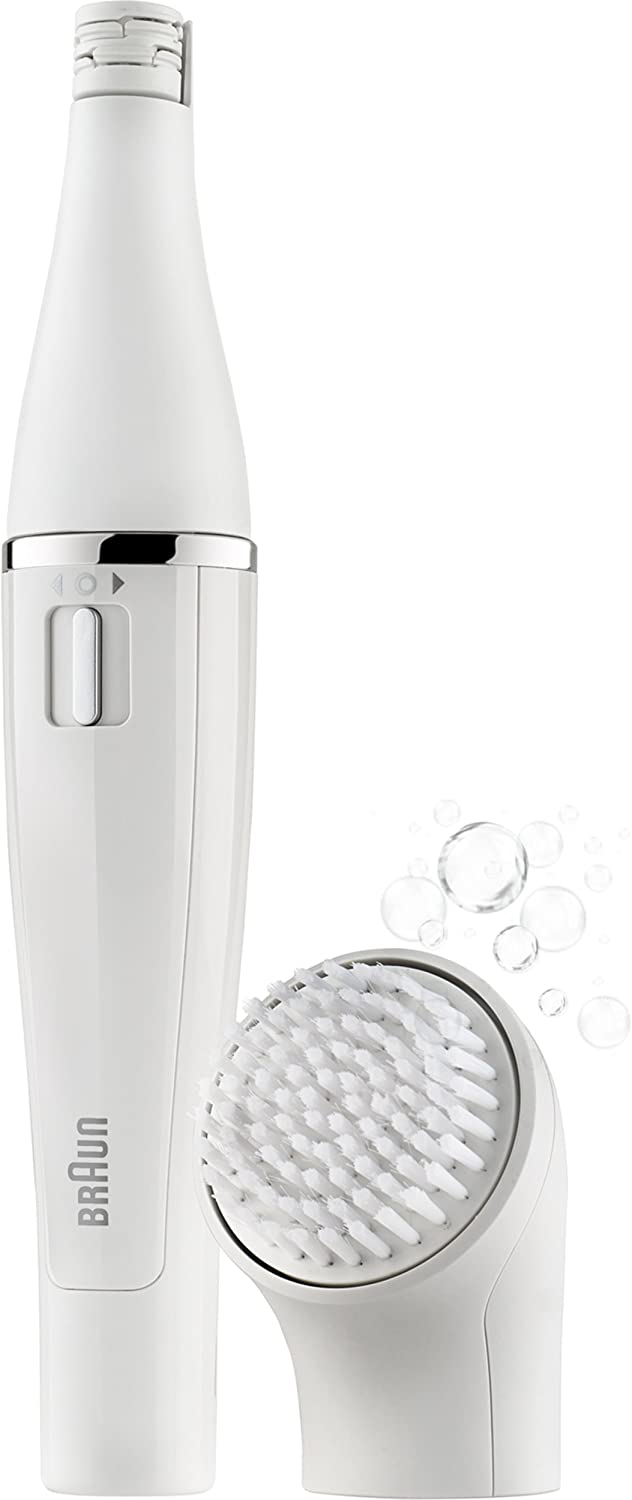 Braun Face 810 Facial Epilator & Facial Cleansing Brush with Micro-Oscillations