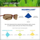 Maui Jim Banyans Rectangular Sunglasses