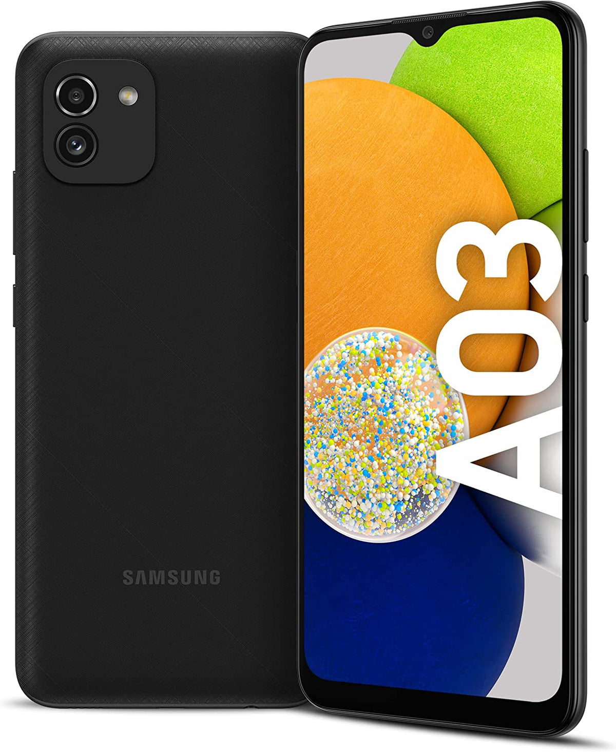 Samsung Galaxy A03 Android Smartphone - 6.5 Inch HD+ Display, Dual Camera, Long Battery Life