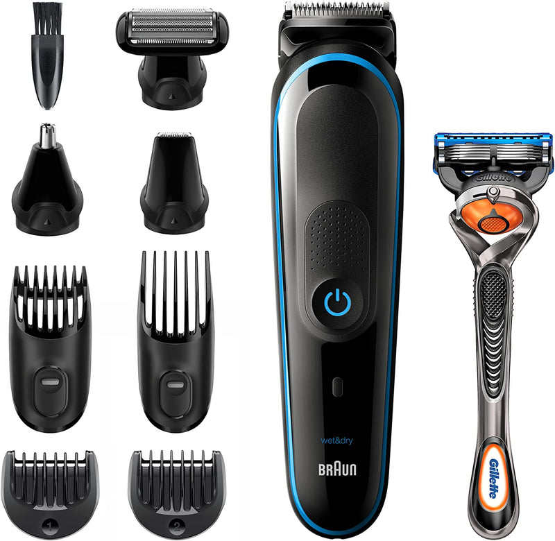 Braun multi grooming kit MGK5280 – 9-in-one trimmer for precision styling from head to toe.