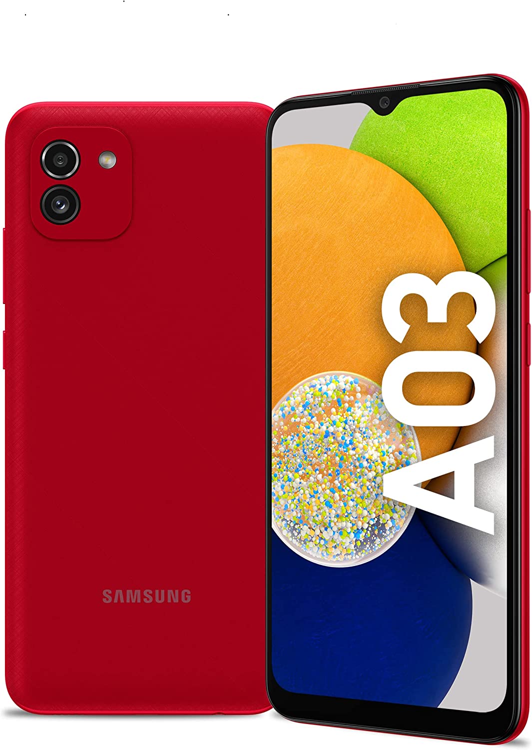 Samsung Galaxy A03 Android Smartphone - 6.5 Inch HD+ Display, Dual Camera, Long Battery Life