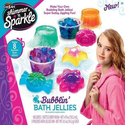 Shimmer N Sparkle Scented Bubblin Bath Jellies - Lolly