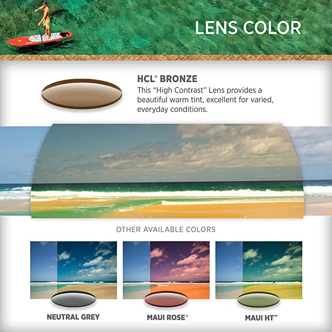 Maui Jim Breakwall | Polarized Rimless Frame Sunglasses, with Patented PolarizedPlus2 Lens Technology