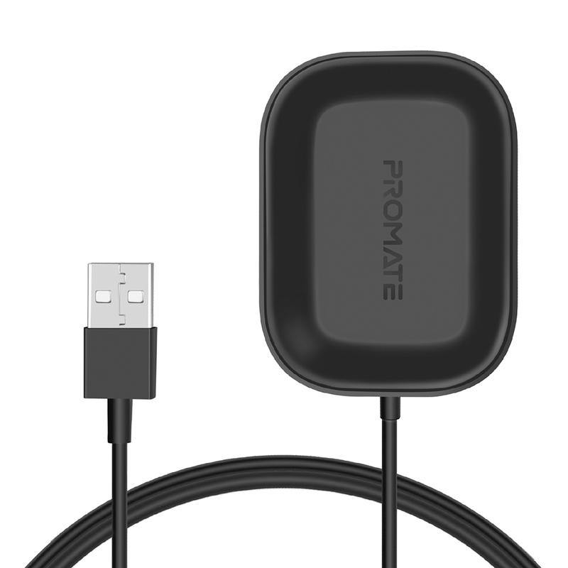 Promate AuraPod-1 Wireless Charger for Apple AirPods - Black - Lolly