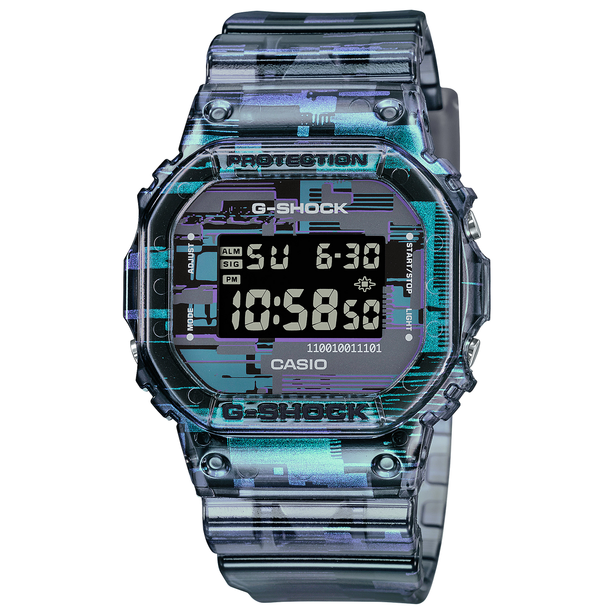 G-Shock Mens Watch - Digital Sport Resin Band, 200m Water Resistant Timer