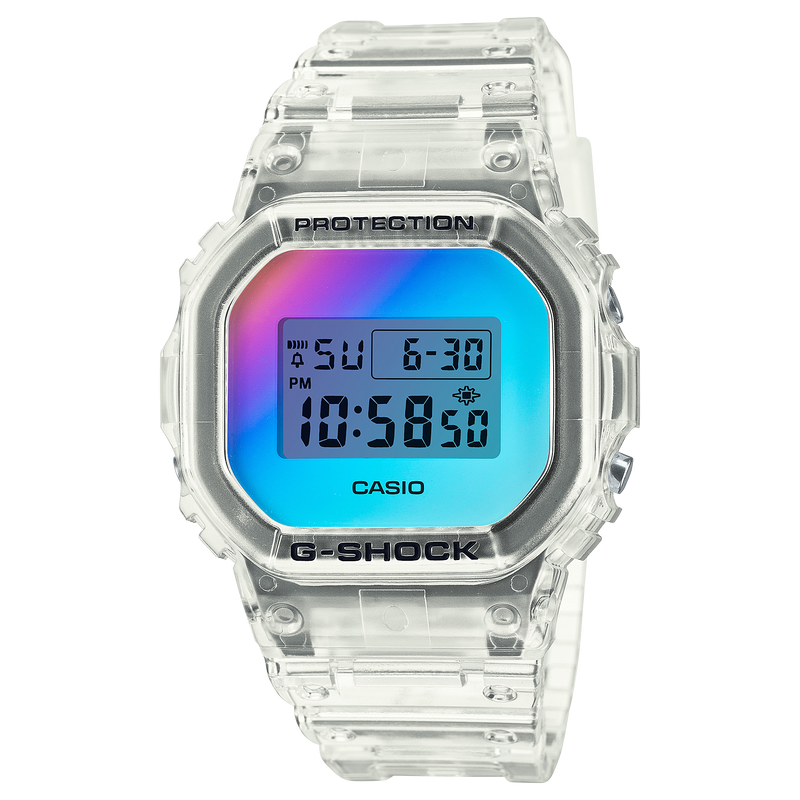 G-SHOCK Men's Digital Grey Dial Watch - DW-5600RB-3DR