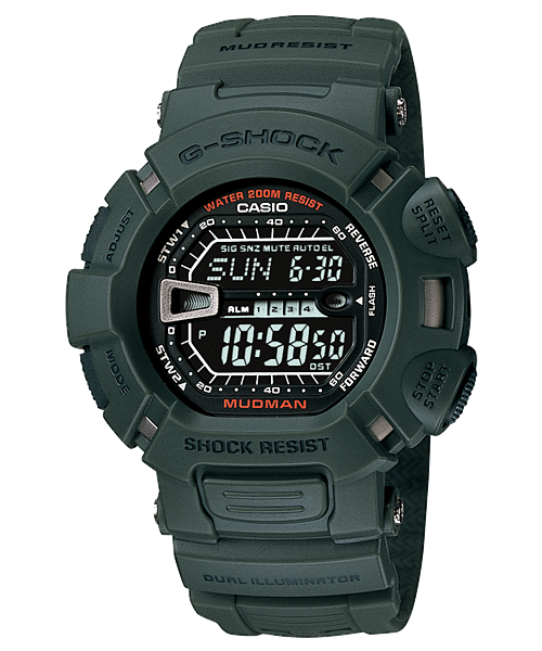 G-SHOCK Men's Digital Black Dial Watch - G-9000-3V