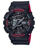 G-SHOCK GA-110HR-1ADR ANALOG-DIGITAL BLACK & RED MEN'S WATCH