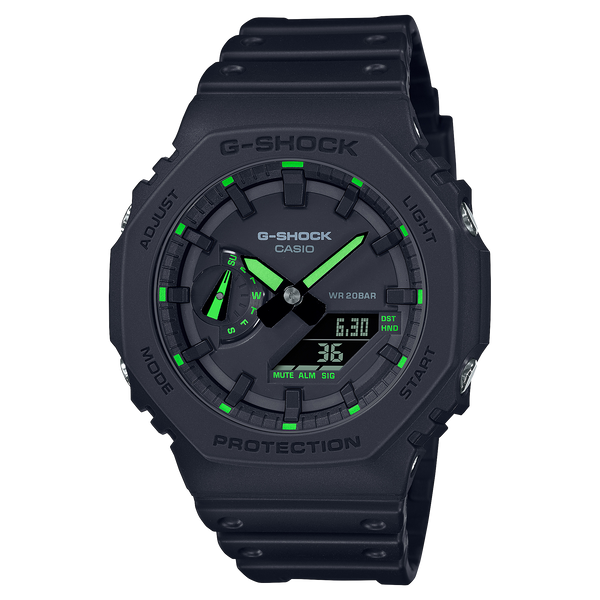 G-SHOCK Men's Analog-Digital Black Dial Watch - GA-2100-1A3DR