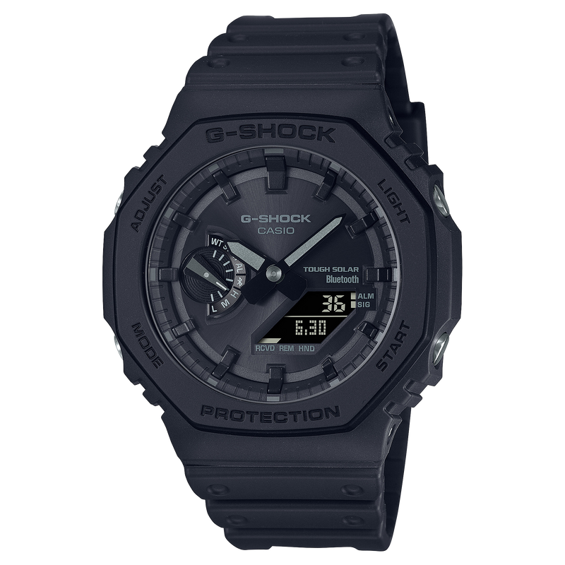 Casio analog watch black sales