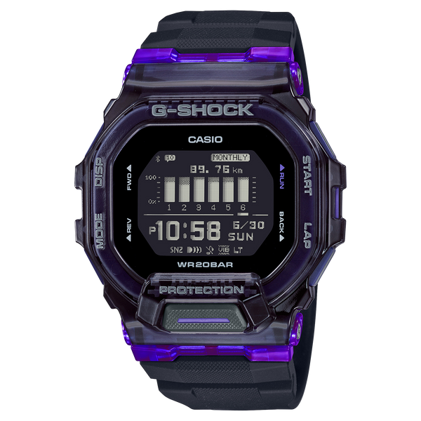 G -Shock Men's Black Digital Resin Strap Watch -GBD-200SM-1A6DR