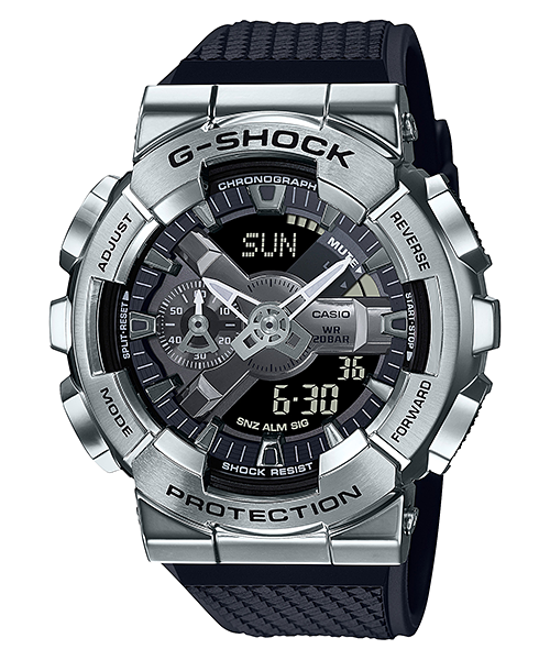 G-SHOCK Men's Watch - Analog-Digital Black Dial | Shock Resistant Resin Band
