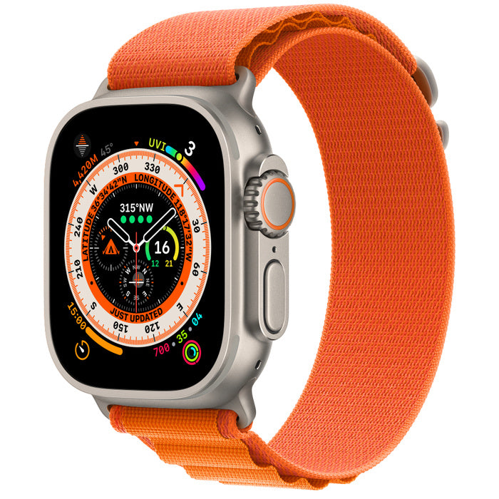 Apple Watch Ultra GPS Smartwatch – Titanium Case, Cellular & Water Resistant