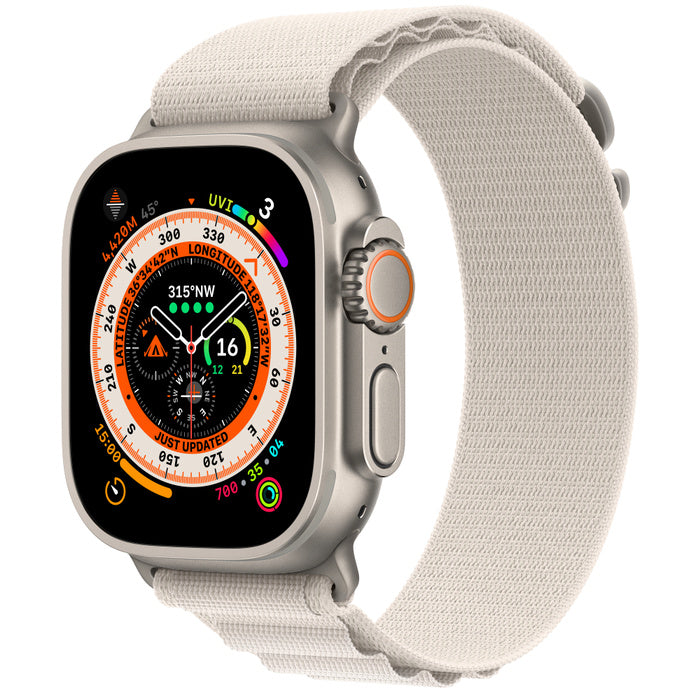 Apple Watch Ultra GPS Smartwatch – Titanium Case, Cellular & Water Resistant